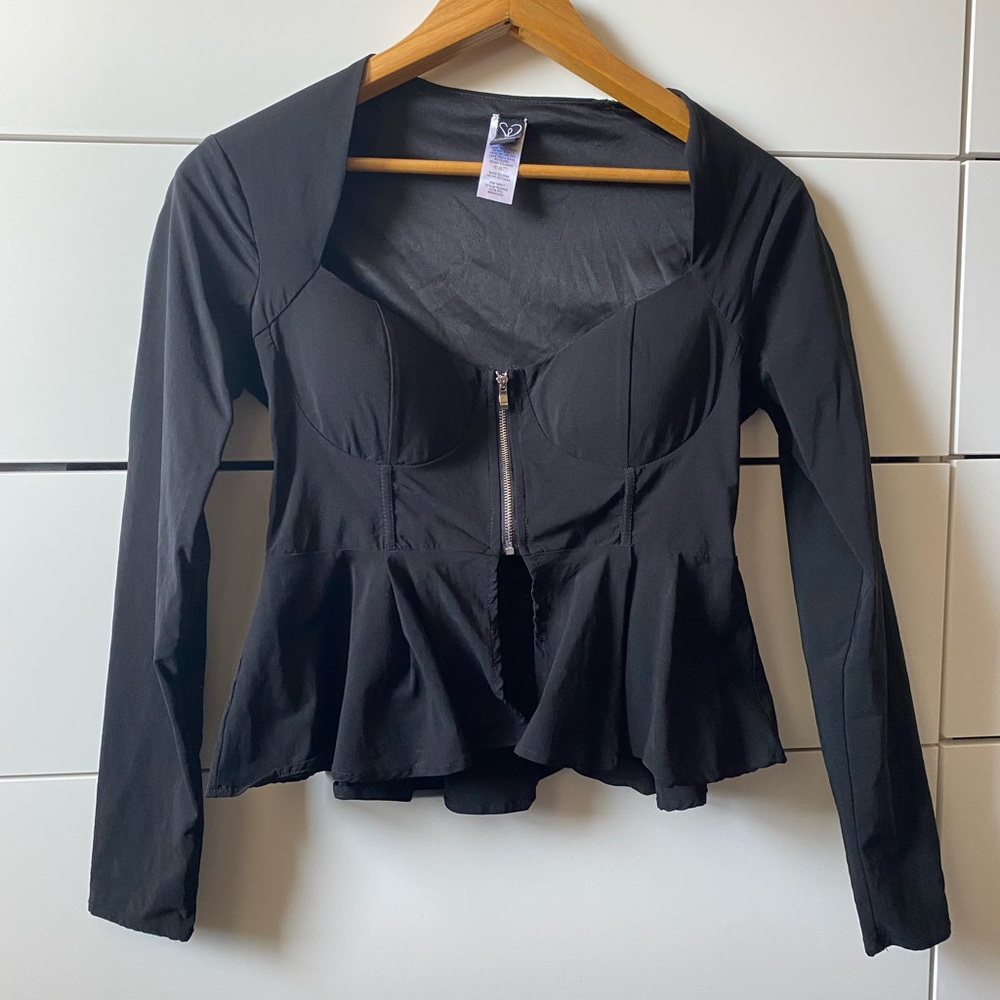 Windsor Bustier Peplum Crop Top